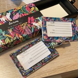Cat Lady Box Luggage Tags